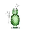 Hookahs Clearest Pineapple Bong Rig Hookahs Glass Bongs Dabber Rigs Smoking Pipe Diffuse Perc Bubbler with 14mm joint