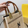 Lady Tote Womens Luxurys Designers Shoulder Bags Fashion Lafite Straw Plaited Handbags Purses Large Totes Women Crossbody Shopping Bag