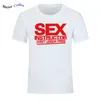 Instructeur de sexe drôle créatif hommes hommes t-shirt nouveauté à manches courtes O cou coton T-shirt style décontracté haut t-shirt grande taille 210726