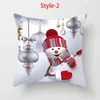 Cushion/Decorative Pillow 2021 Merry Christmas Snowman Sofa Car Bed Cute Case Bedroom Decoration Santa Claus Cushion Cover HomeDecor