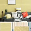 Pianka 3D Panele ścienne Gray Color Peel and Stick Ceglany Wallpaper Samoprzylepny Wymienny do ścian TV, Tło Wall Decor 2148 V2