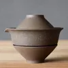 Ceramic Japanese Tea Cup Set Portable Travel Teaware Kung Fu 1 Pot 2 Cups Home Office Vintage Drinkware