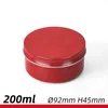 Gold Red Black White Nail Derocation Crafts Pot Bottle Empty Aluminum Cream Jar Tin 5 10 15 30 50 100g Cosmetic Lip Balm Containers