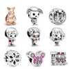 Memnon smycken 925 Sterling Silver Polished Snowflake Charm Girl and Boy Charms Bead Fit Style Armelets DIY5442669