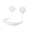 Hanging Neck Fans USB Rechargeable Neckband ging Dual Cooling Mini Fan Sport 360 Degree Rotating with box packing