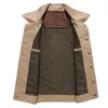 Mäns Jackor Jacka Män Höst Vinter Casual Outwear Pure Färg Zipper Andningsbar Vintage Coat Military Napapijiri