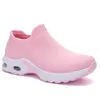 Style107 Moda Erkekler Koşu Ayakkabıları Beyaz Siyah Pembe Laceless Nefes Rahat Erkek Eğitmenler Tuval Ayakkabı Spor Sneakers Koşucular 35-42