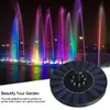 LED luz solar bomba de flutuação flutuante fonte jardim jardim birdbath lagoa