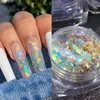 0.1g/Box Chameleonic Glitter Sequins Shiny Gold Irregular Nail Paillette Flakes For DIY Nails Art Design Decoration