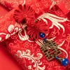 Prezent Tradycyjne wiosenne festiwal ślub urodziny Lucky Chinese Rok Brocad Broc Red koperty zagęszczone kieszonkowe kieszonkowe