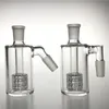 4.5 Inç Mini 14mm 18mm Cam Kül Catcher Bong Nargile Sigara Su Boruları 90 45 Derece Kalın Pyrex Bubbler Ashcatcher Bongs