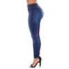 Women's Jeans Women's Plus Size Boyfriends Women Slim Solid Pockets Long Washed Denim Sexy Skinny Pants Daily Trousers Pencil E21