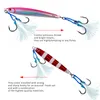 Vishaken Proceros 1Pack Jig 1030507090110130 Heavy Duty Assist Double Twin Slow Feather Fishhooks3017491