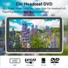 Car Video FM Transmission Funktion DC 12V 1024 * 600 HD 10.1 tums sitsback Headrest Touch Key Remote Control DVD Player Monitor
