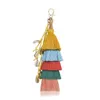 Böhmen Stacking Multilayer Colorful Tassel Shell Key Ring Purse Handbag Hanging Wall Hang Home Decor Fashion Jewelry Will and Sandy