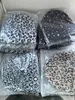 Knit Leopard Impresso Chapéus de Lã Macio Qualidade Designer Nome Marca De Tricô Beanie Beanie Beanie Bola de Cabelo Removível do Cliente