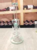 8.7 inç ışık yeşil nargile Bong cam su borusu kalın beher bongs 14mm kase eklemi