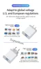 Dual USB Fast Charger 2.4A Snelle lading EU US Plug Wall Travel Adapter voor Smart Phone