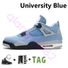 2023 Topkwaliteit Jumpman 4 High OG 4s Heren Basketbalschoenen University Blue Sail Paris White Oreo Taupe Haze Guava Black Cat Heren Dames Sneakers Trainers Maat 36-47