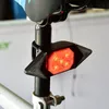 Blinkande cykel Backlights Uppladdningsbar LED-svanslampa Ficklampa USB-kablar Bak 3 Ljusläge Alternativ Uppladdningsbart LED-svansljus 1218 Z2