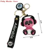 Keychains 1pc Cute And Fun Music Elephant Panda Keychain Creative Fashion Bag Pendant Car Small Gift Kawaii Miri22