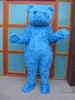 Halloween Blue teddybeer mascotte kostuum topkwaliteit cartoon dier thema personage carnaval unisex volwassenen outfit kerst verjaardagsfeestje jurk