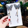 Hanfu Butterfly Hairpins Long Hair Clips Metal Tassel Elegant Headwear Girls Antique Party Accessories4300509