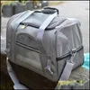 Auto -stoel ERS Leveringen Home Gardendog Tassen Draagbare huisdier Dog rugzak Ademkabel Cat Carrier Bag Airline Appd Transport met katten SM