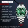 Pagani Men Watches Automatic Black Watch Business Business Sport Sport Mechanical Watch Aço inoxidável Marca de Luxury316a
