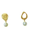 Saijia perle boucles d'oreilles français net rouge design simple mode boucles d'oreilles femme S925 argent aiguille 8037323