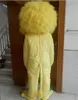 Halloween Yellow Lion Mascot Costume Cartoon Theme Character Carnival Festival Fancy Dress Christmas Adults Size Birthday Party Outdoor Outfit Suit