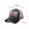 5 цветов Trump Hats 2024 Bifen летняя чистая пиковая крышка США президентские выборы бейсбольные шапки промывают хлопчатобумажную шляпу солнца моря T9i001242