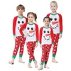 Oso líder mamá e hija trajes a juego de Navidad niños niñas niño dibujos animados pijamas lindos ropa de casa mamá bebé ropa encantadora 210708