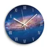 Wall Clocks Decorative Clock Mute Clockwork Night Starry Sky Acrylic 3D DIY Modern Design For Living Room Kitchen Watch