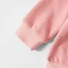 Frühling und Herbst Einhorn Brief drucken rosa Hoodies Sweatshirts für Mama mich 210528