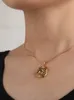 Varole Fashion Romantic OEM Pure 18K Gold plaqué Chunky Collier Custom Name bijoux en acier inoxydable femme1492697