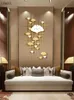 Parete cinese Soggiorno Home Light Luxury Style Ristorante nordico Personalità creativa Orologio decorativo 210414