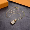 Luxury Pendant Necklaces Fashion for Man Woman Highly Quality Women Party Wedding Lovers gift hip hop jewelry