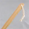 Manche en bois éponge de bain naturelle luffa dos brosse à récurer bain longue portée brosse de douche RRA10815