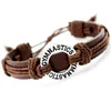 Bracelets de charme Lacrosse Soccer Football Volley-ball Field Hockey Calisthénics Basketball Swim Leather Femmes hommes JewelryCharm5359055