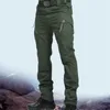 Pantalon tactique hommes élastiques en plein air militaire armée pantalon multi-poche imperméable résistant à l'usure décontracté cargo 211112