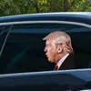 25x32cm Trump 2024 Autocollant automobile Banner Flags Party Supplies U.S.Desitial ￩lection PVC CARS Stickers Window