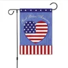 30 * 45cm Banner Flaggor Amerikanska trädgården Flagga Två Styley Independence Day Flagga Linne Utomhus juli 4 Memorial Garden Flags JJA139