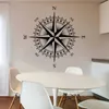 YOYOYU Art Poster Vinyl wall sticker muraux Nautical Compass Rose Removeable Wall decal Bedroom Livingroom Home Decoration ZX149 210705