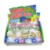 5,0 cm squishy boll fidget leksak glitter pulver vatten pärlor mesh squish druvkul anti stress pressar bollar stress lättnad dekomprimering leksaker ångest avlastare