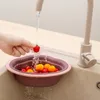 Kök lagringsorganisation diskbänk rack basket sil sug kopp tvål svamp ihålig arrangör frukt grönsak tvätthylla verktyg