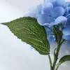 43cm Real Touch Hydrangea Simulação Flores Ramo de Seda Artificial Flores de Casamento Exibição de Casamento Adereços Decorativos Flor Falso