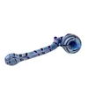 독특한 파란색 연기 셜록 유리 흡연 숟가락 파이프 : 담배 튜브