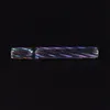 Colorful Spiral Thick Glass Pipes Dry Herb Tobacco Smoking Handpipe Preroll Cigarette Filter Holder Taster Tips Tube High Quality One Hitter Catcher DHL Free