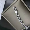 Herren Damen Mode Charm Armbänder mit Buchstaben Muster Unisex Stil Silber Farben Link Armband Schnallen Jewelrys206x